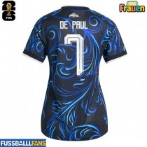 Argentinien Rodrigo De Paul #7 Auswärtstrikot Frauen WM 2026 Kurzarm